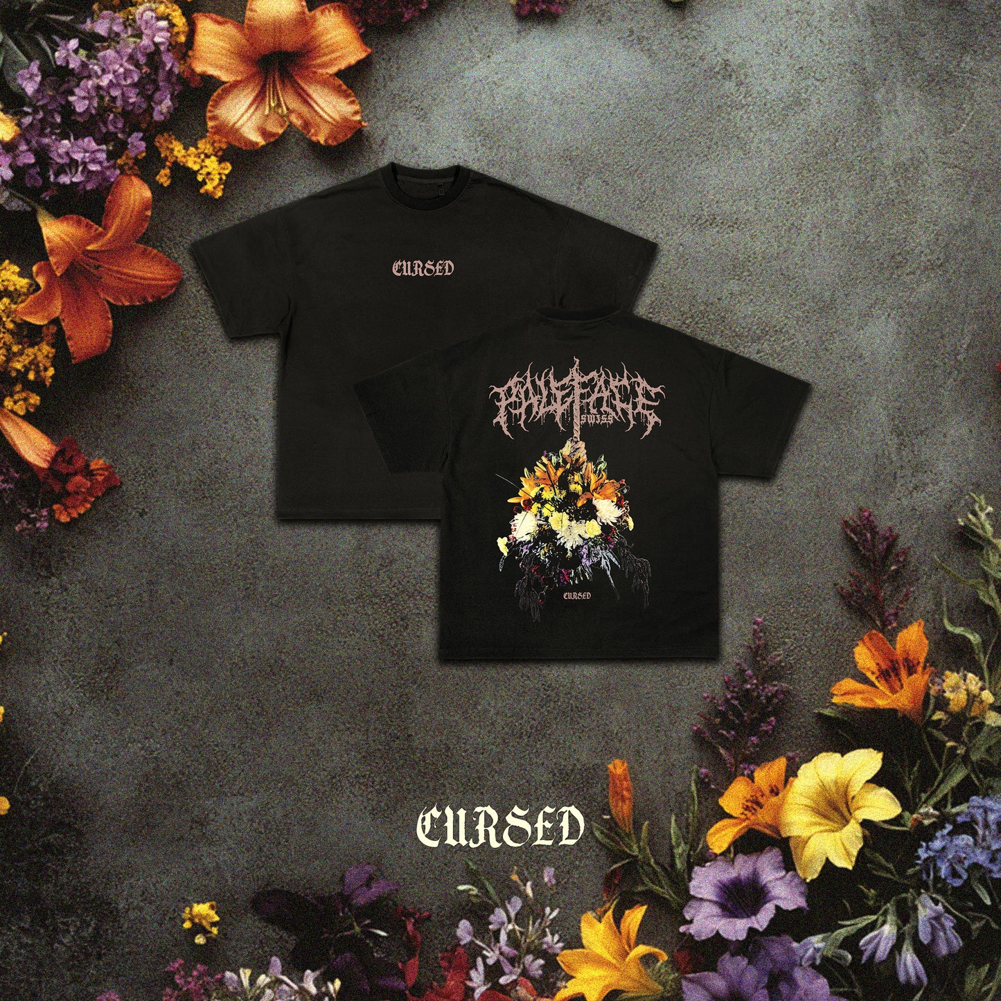 "Cursed Bouquet" - Embroided-Shirt