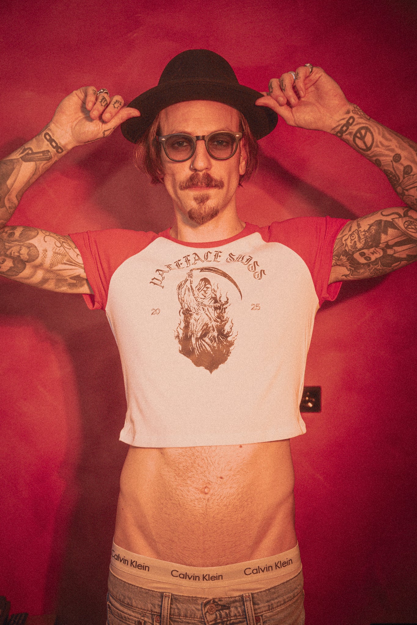 "Let Me Sleep Reaper" – Baseball Crop Top *Pre-Order