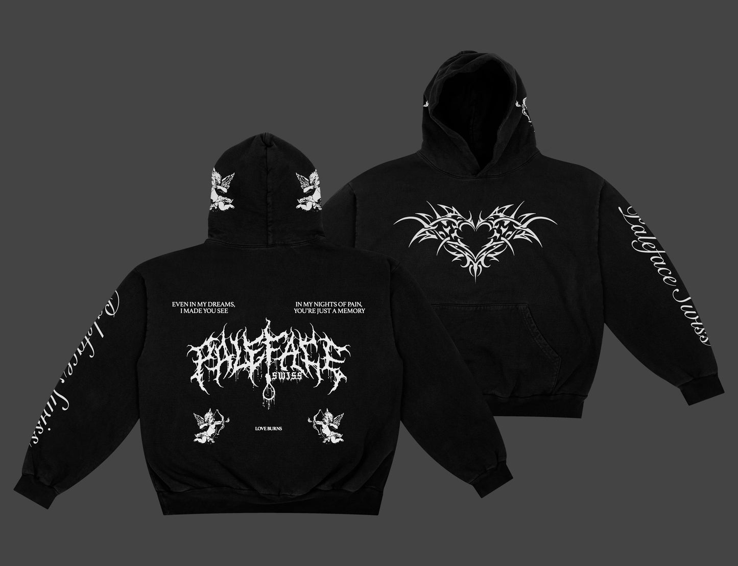 VALENTINES LOVE BURNS EROS HOODIE