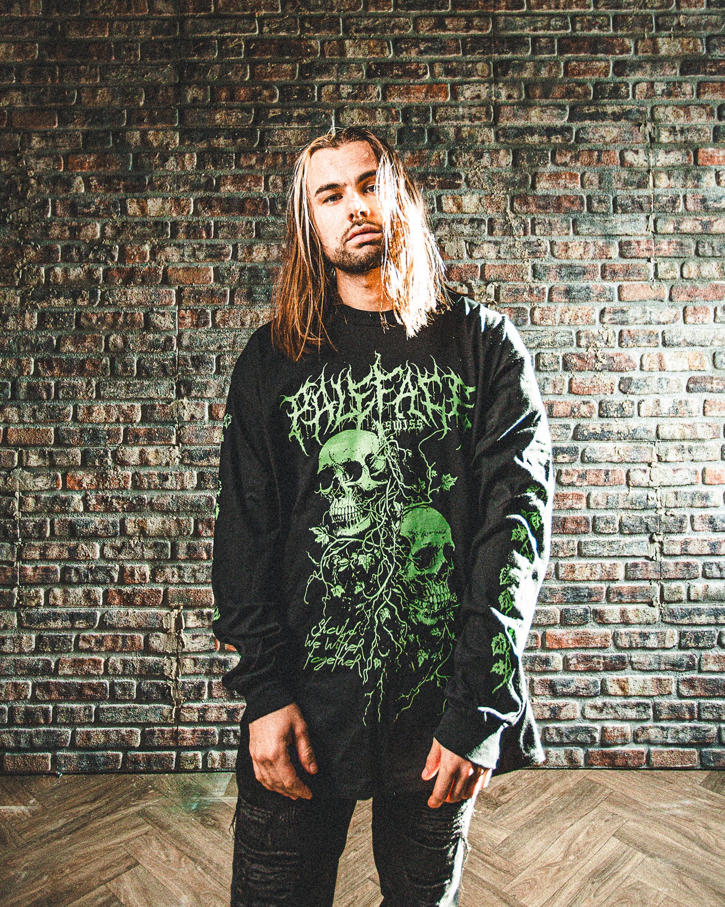 "Ivy Green Skull" - Longsleeve