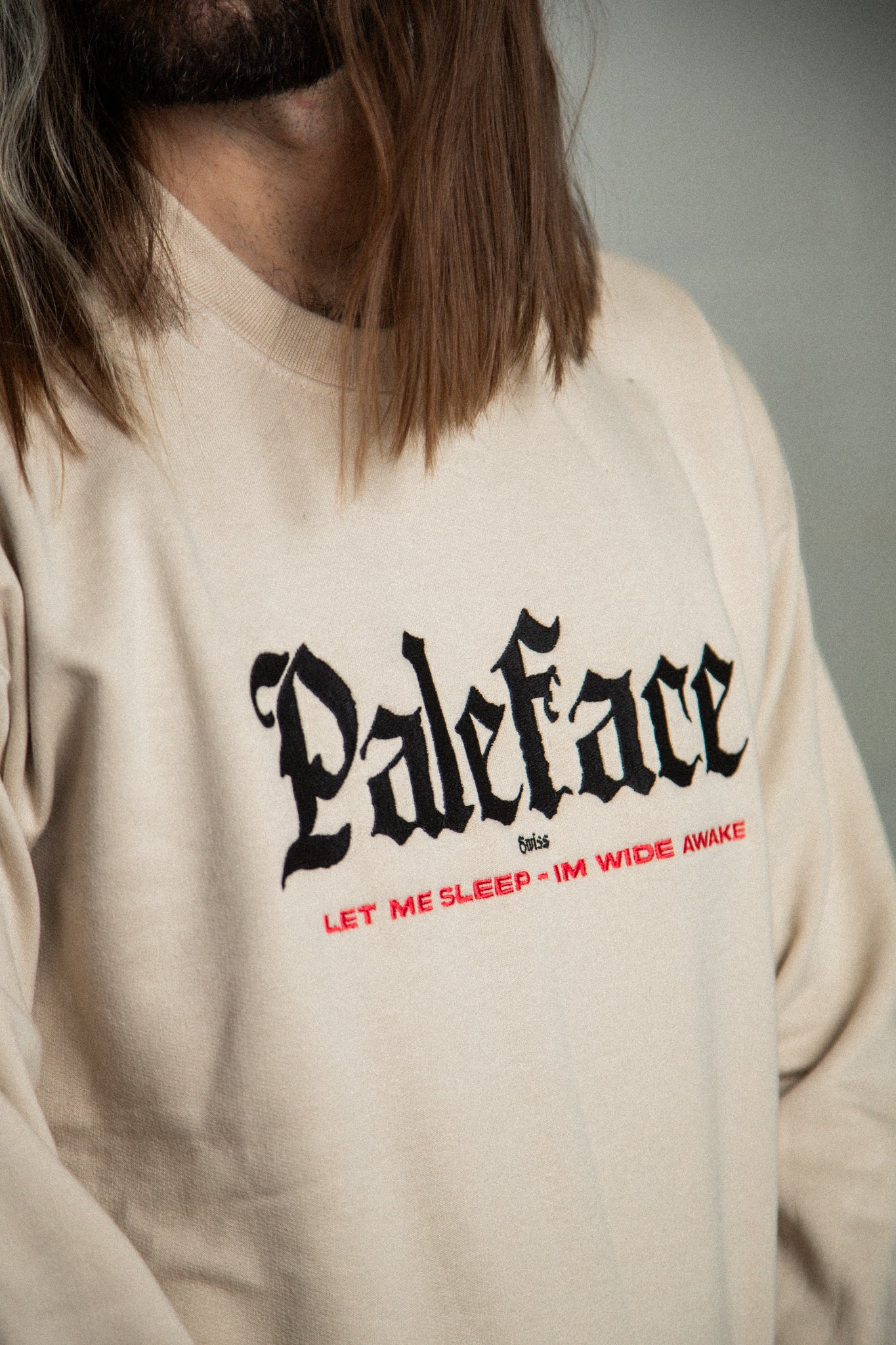 LET ME SLEEP – Embroidered Sweater