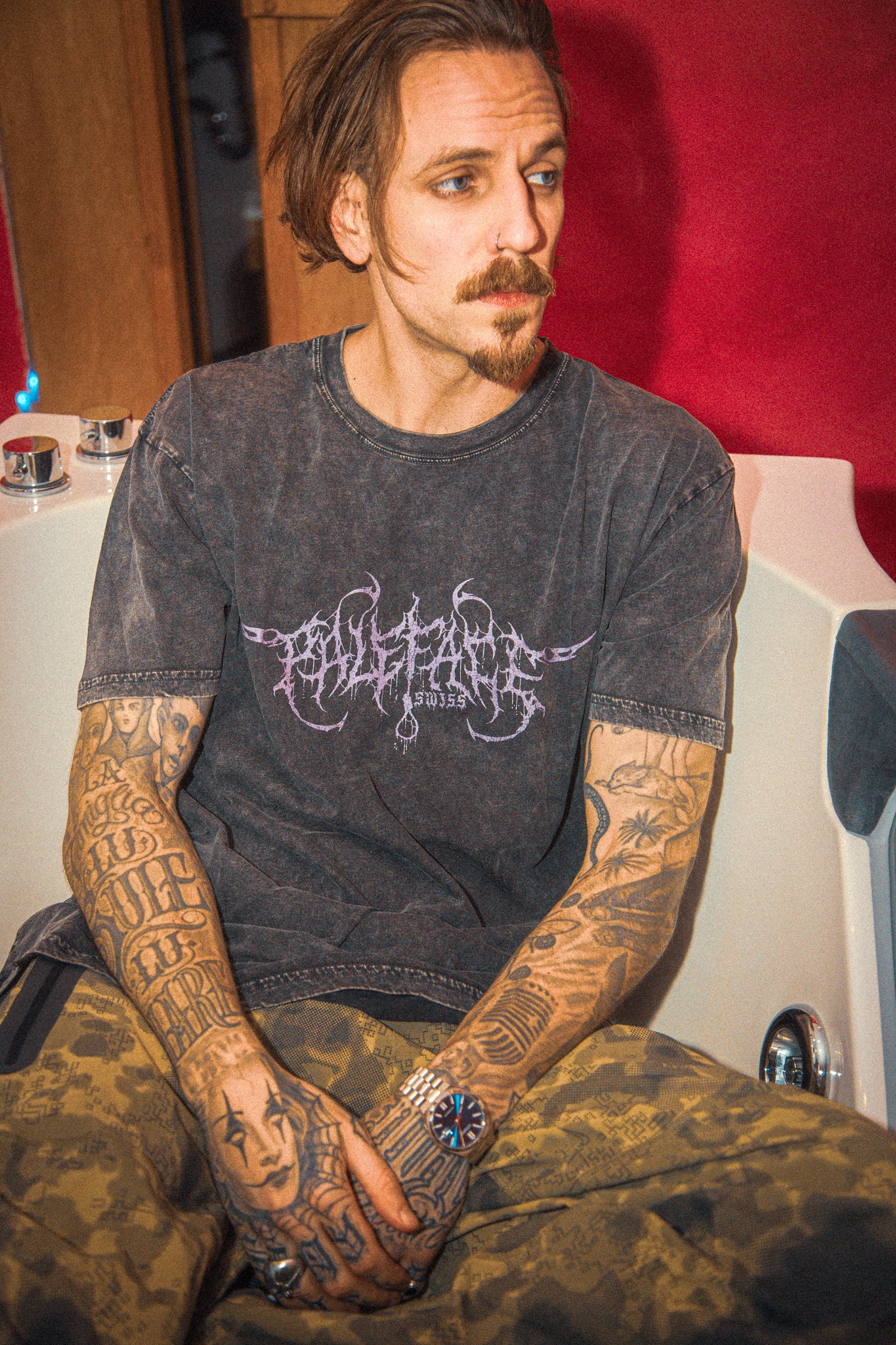 "The wilted Violet" Washed Out Shirt *Pre-Order