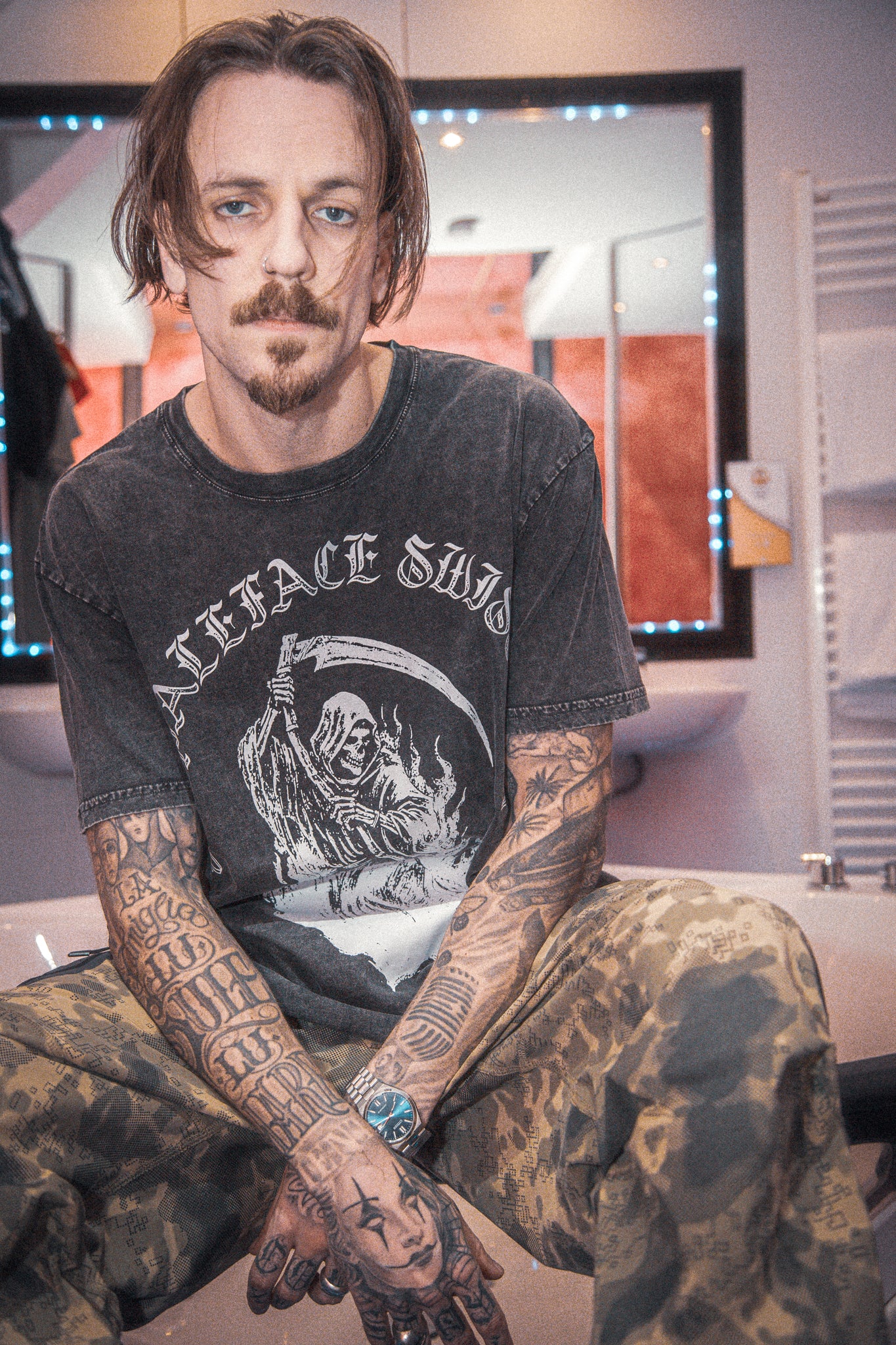 "Let Me Sleep" Reaper Washed Out Shirt *Pre-Order