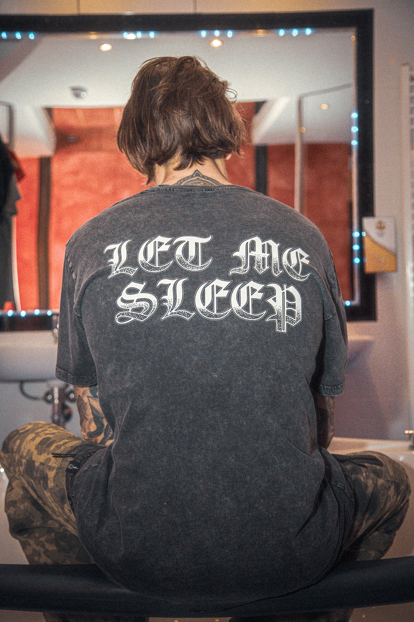 "Let Me Sleep" Reaper Washed Out Shirt *Pre-Order