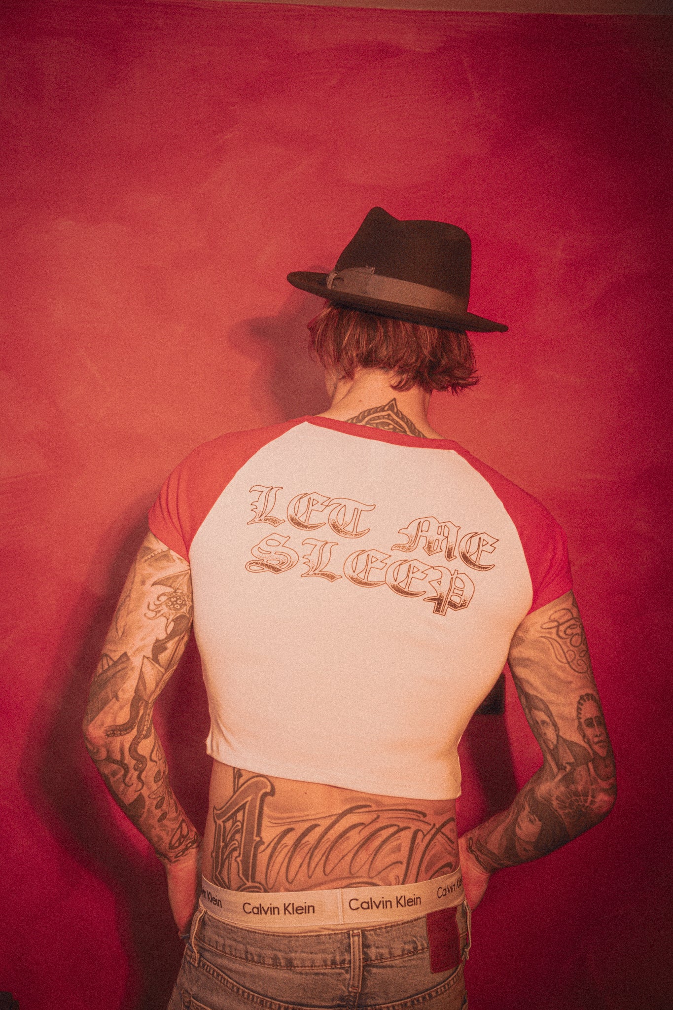 "Let Me Sleep Reaper" – Baseball Crop Top *Pre-Order