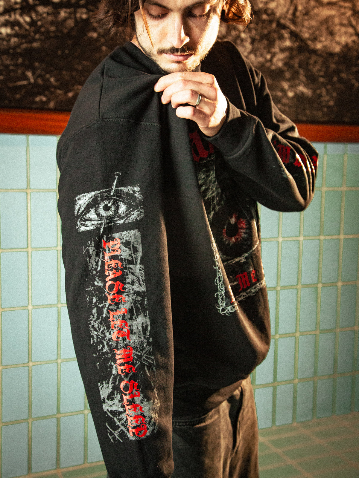 "Wide Awake" - Premium Heavy Crewneck