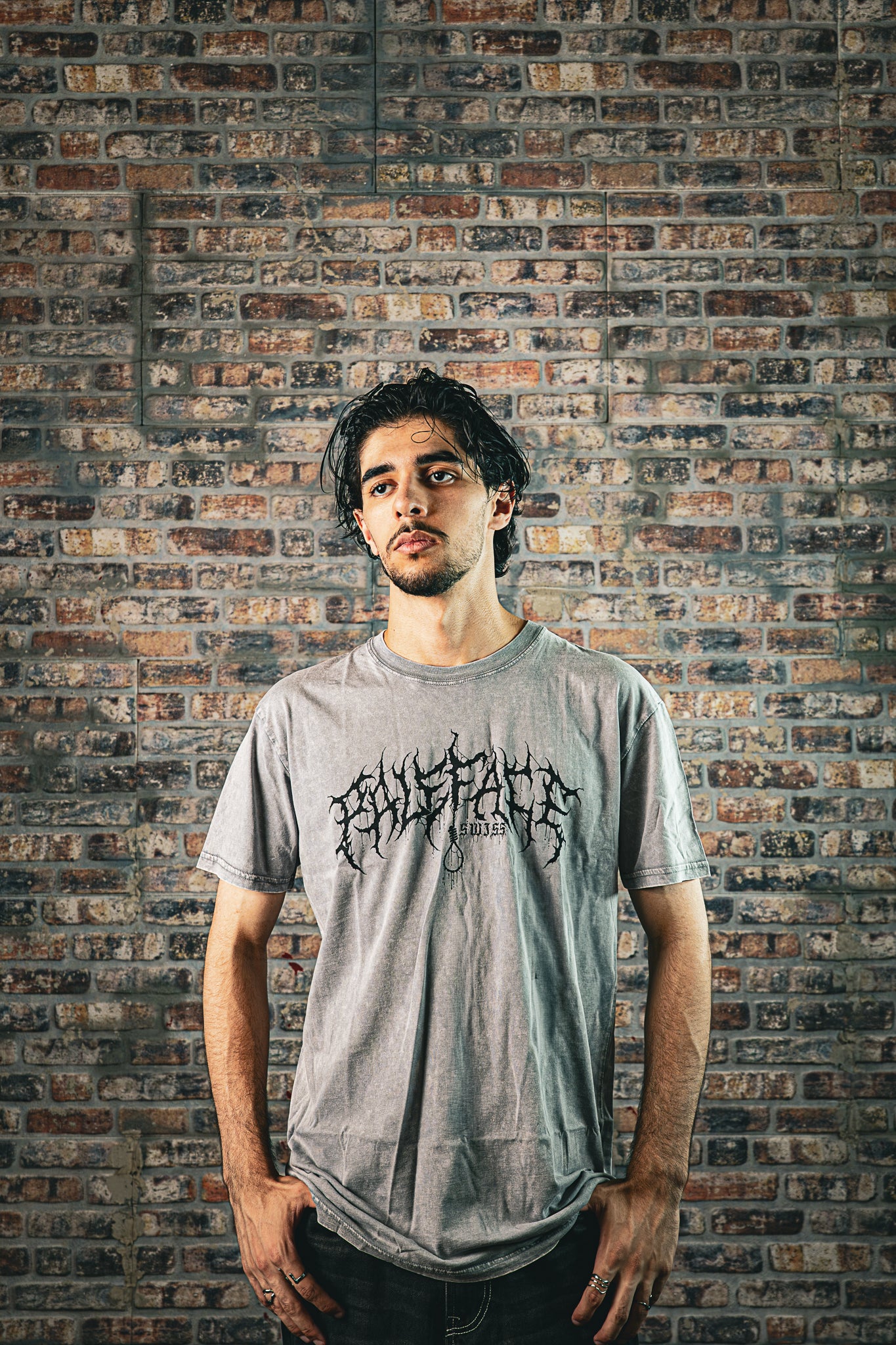 "Wither Together" - Grey Acid Washed Shirt