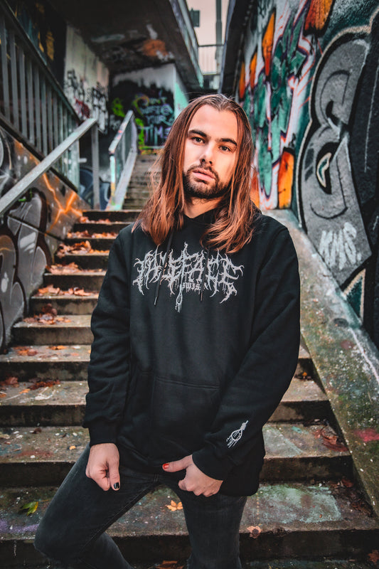 Paleface Swiss Discharged Black Premium Hoodie
