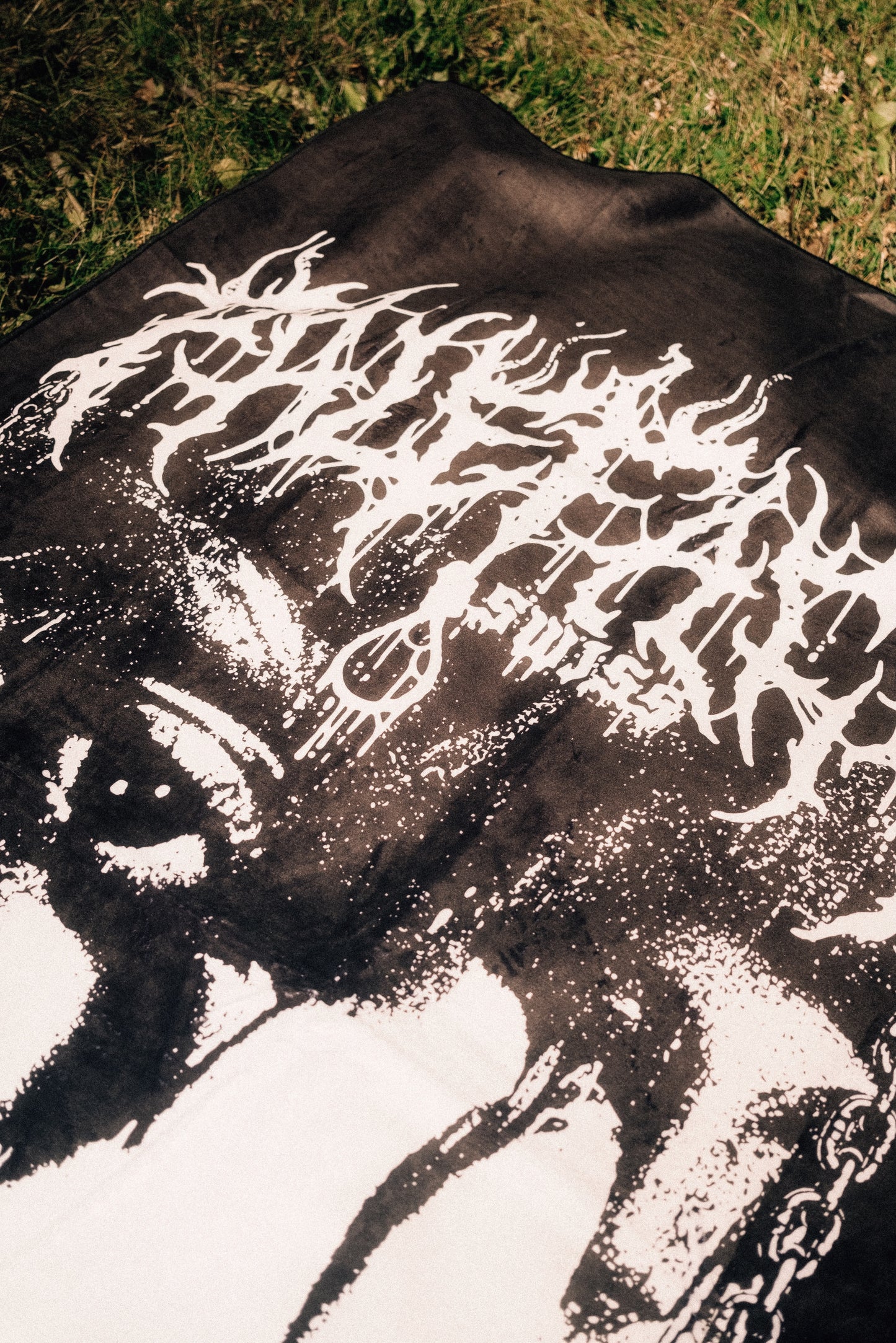 "Chained Face" - Beach Towel