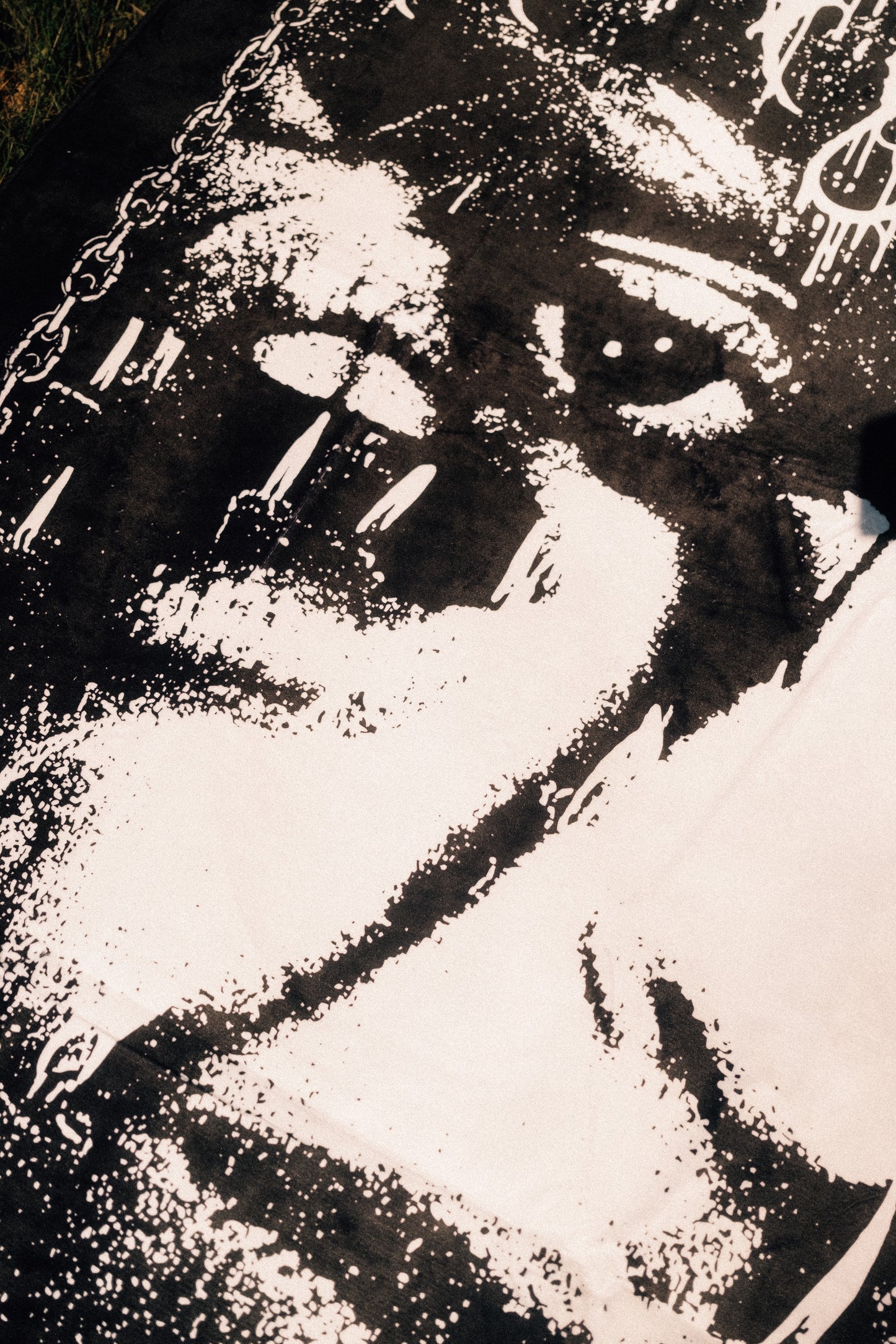 "Chained Face" - Beach Towel