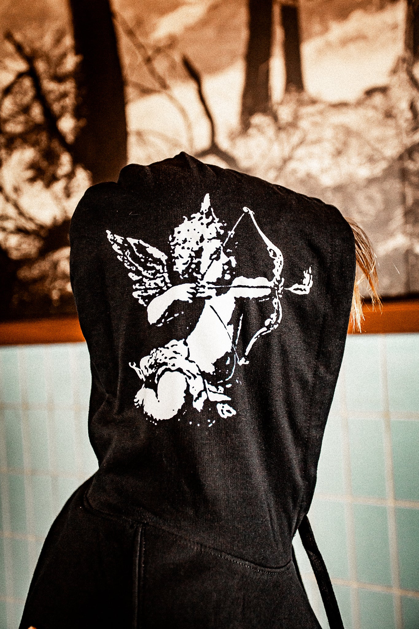 VALENTINES LOVE BURNS EROS HOODIE